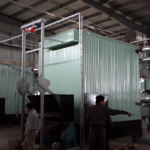 Lò gia nhiệt dầu đốt than ghi xích